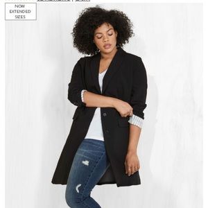 Long Boyfriend Blazer Black